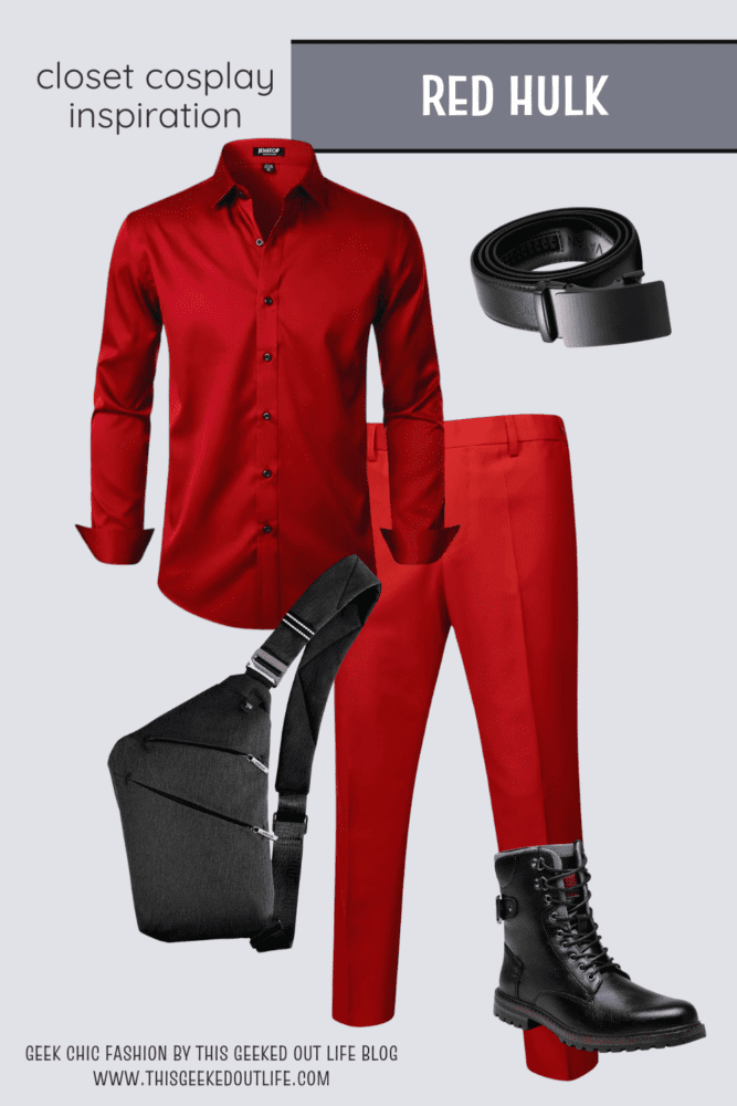 this image has geek style and geek chic fashion inspiration for casual and closet cosplay from Captain America Brave New World