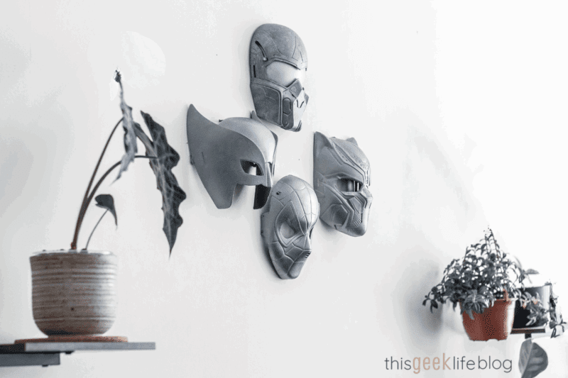 superhero mask wall decor, this geek life blog