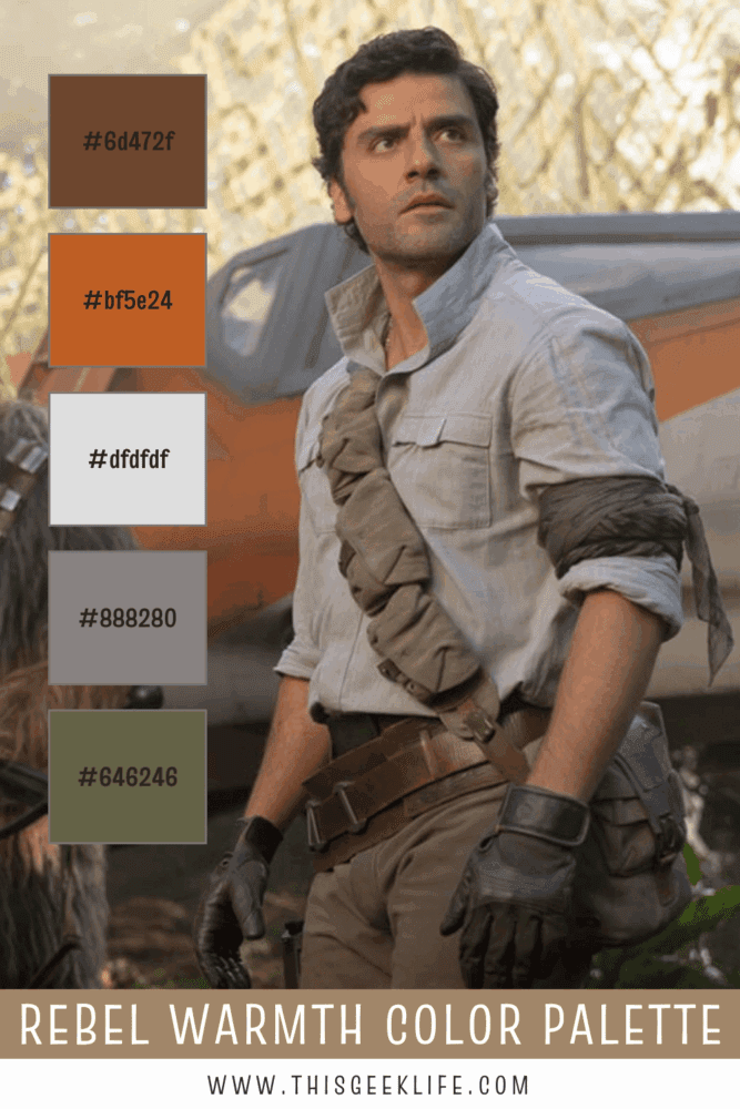 Rebel Warmth Color Palette, This Geek Life Blog