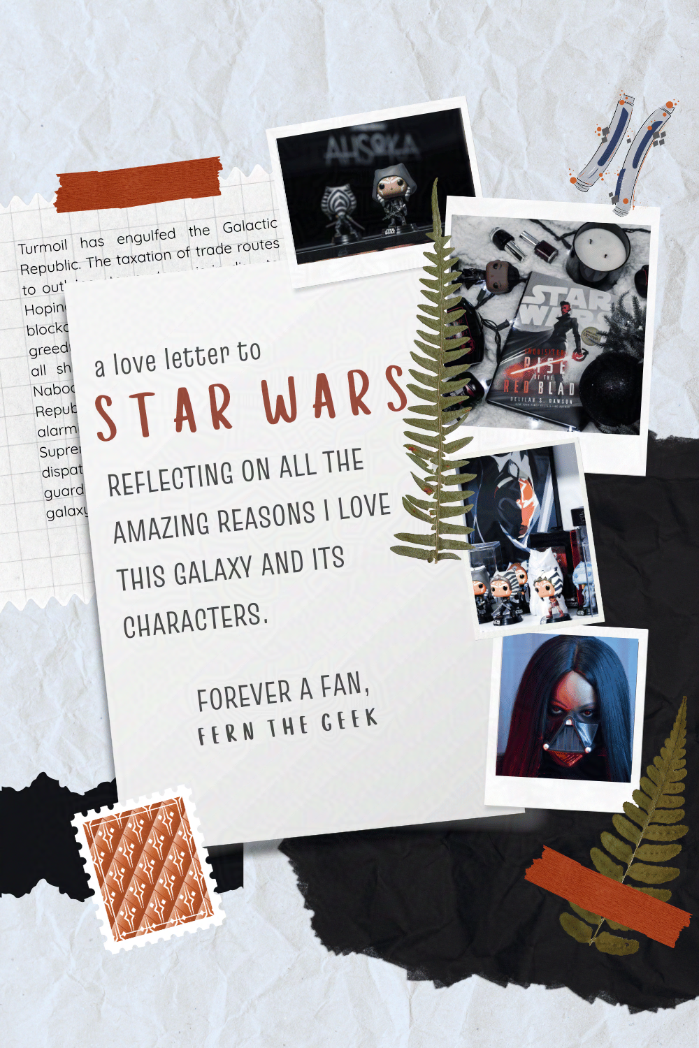 love letter to Star Wars, this geek life blog