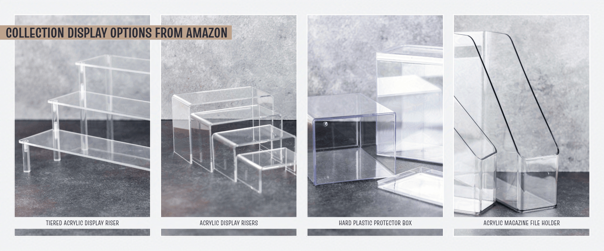 Collection Display Options Post Image, This Geek Life Blog