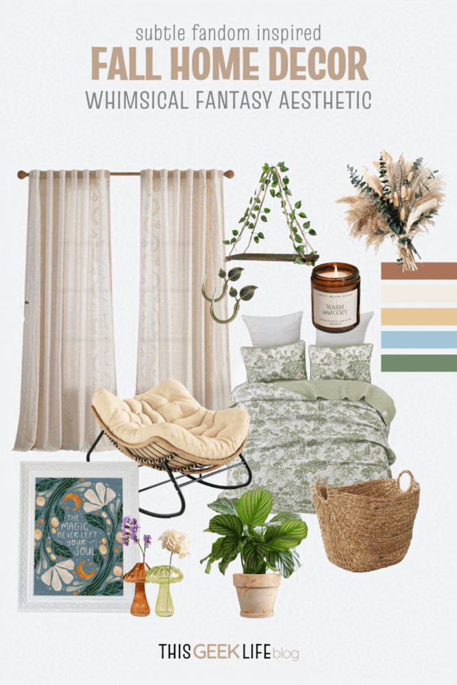 whimsical fantasy aesthetic Fall Home Decor, This Geek Life Blog