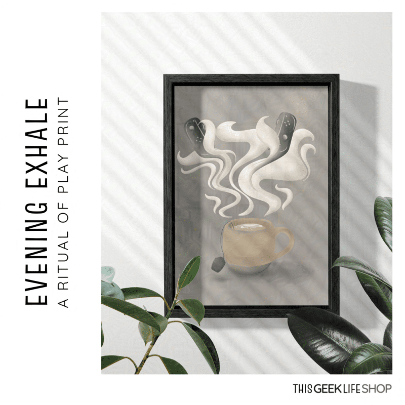 Evening Exhale Wall Print Blog Ad, This Geek Life Blog