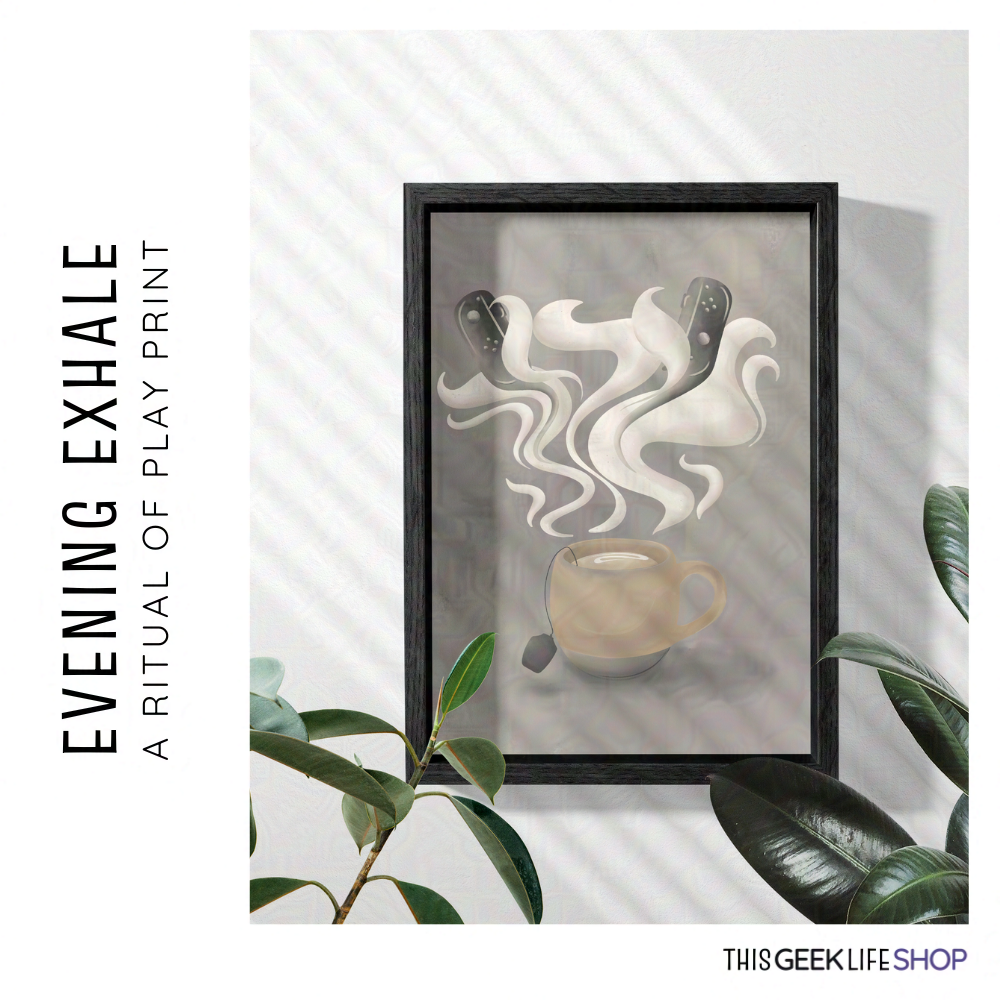 Evening Exhale Wall Print Blog Ad, This Geek Life Blog