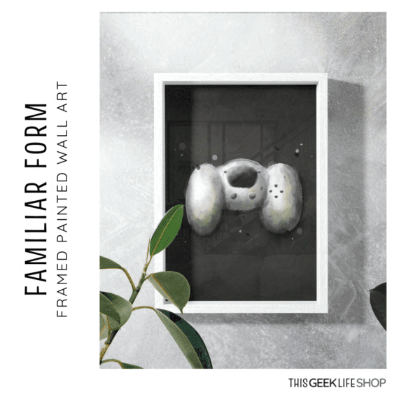 Familiar Form Framed Wall Art Blog Ad, This Geek Life Blog