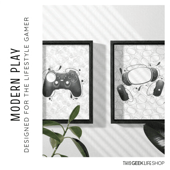 Modern Play Wall Art Blog Ad, This Geek Life Blog