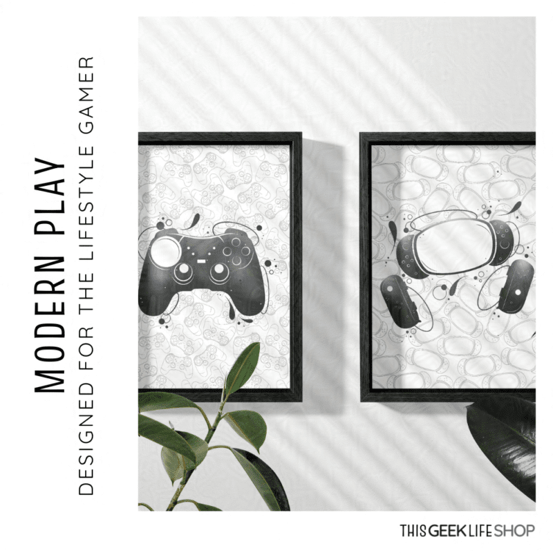 Modern Play Wall Art Blog Ad, This Geek Life Blog