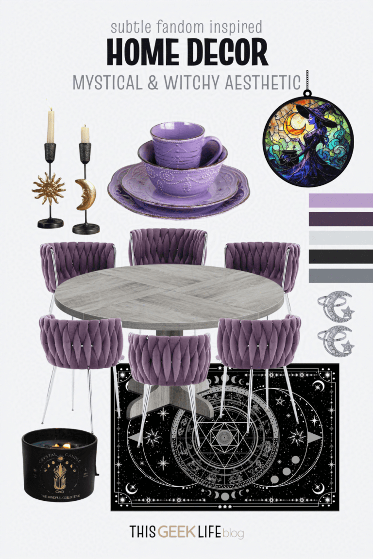 mystical and witchy aesthetic home decor, This Geek Life Shop