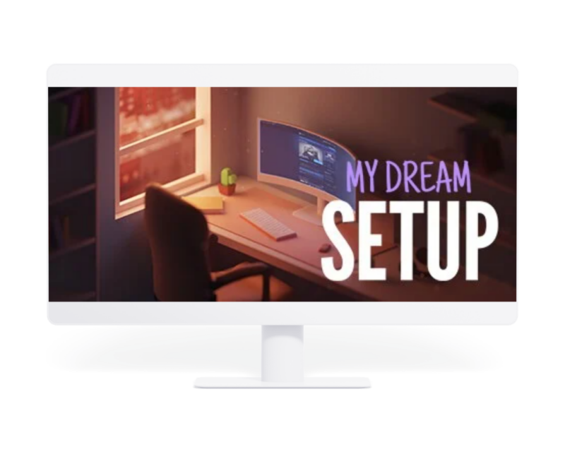 My Dream Setup cozy building game review on This Geek Life Blog