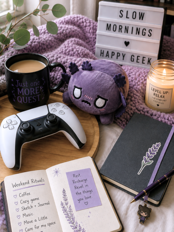 A Cozy Weekend Morning Routine for Geeks, This Geek Life Blog