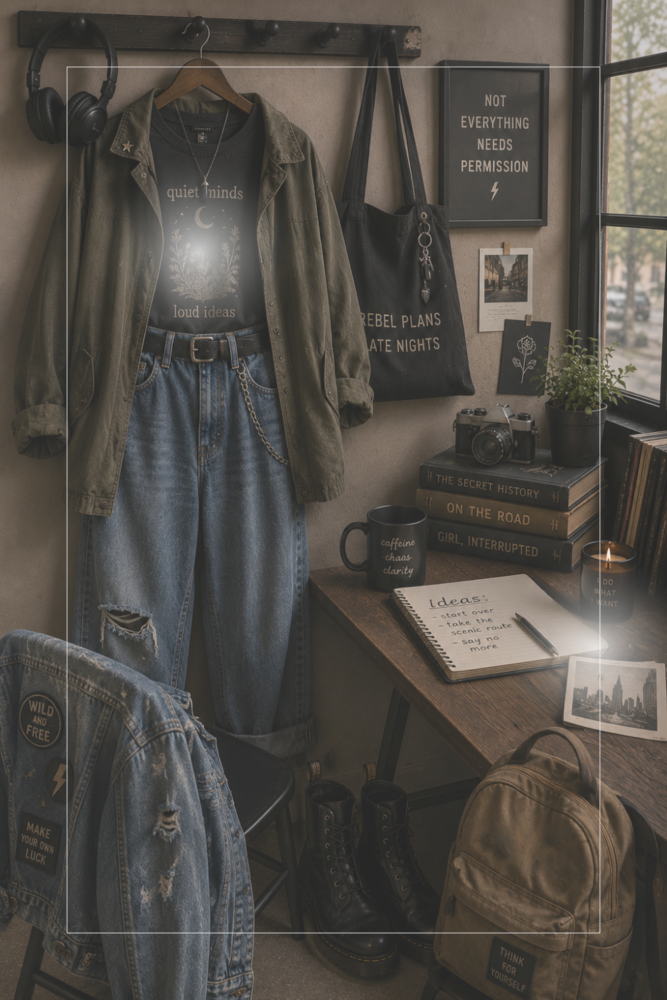Quiet Rebellion Style Story outfit idea from This Geek Life Blog