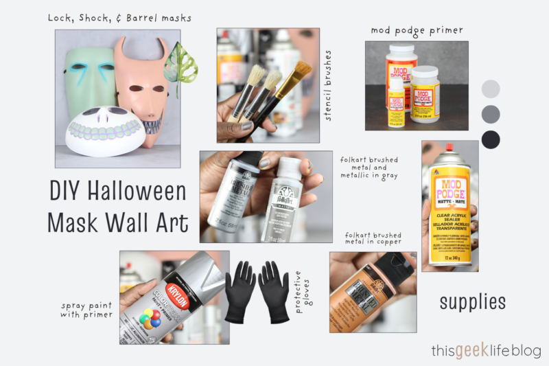 Lock, Shock, & Barrel mask supply list, This Geek Life Blog