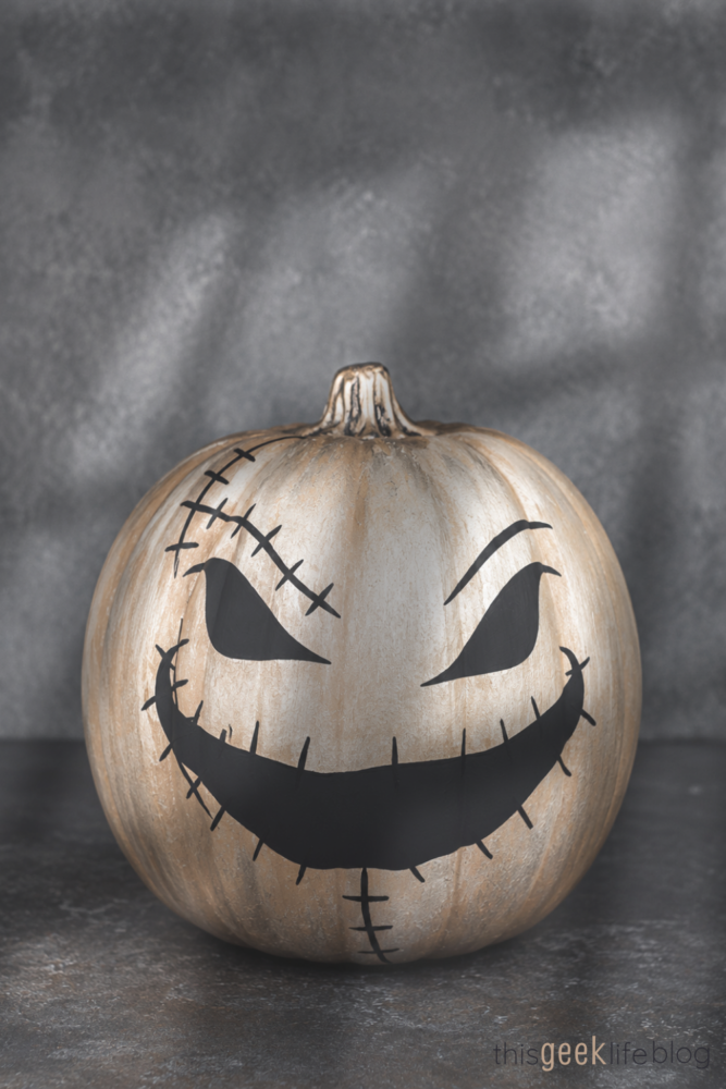Oogie Boogie Painted Pumpkins from This Geek Life Blog