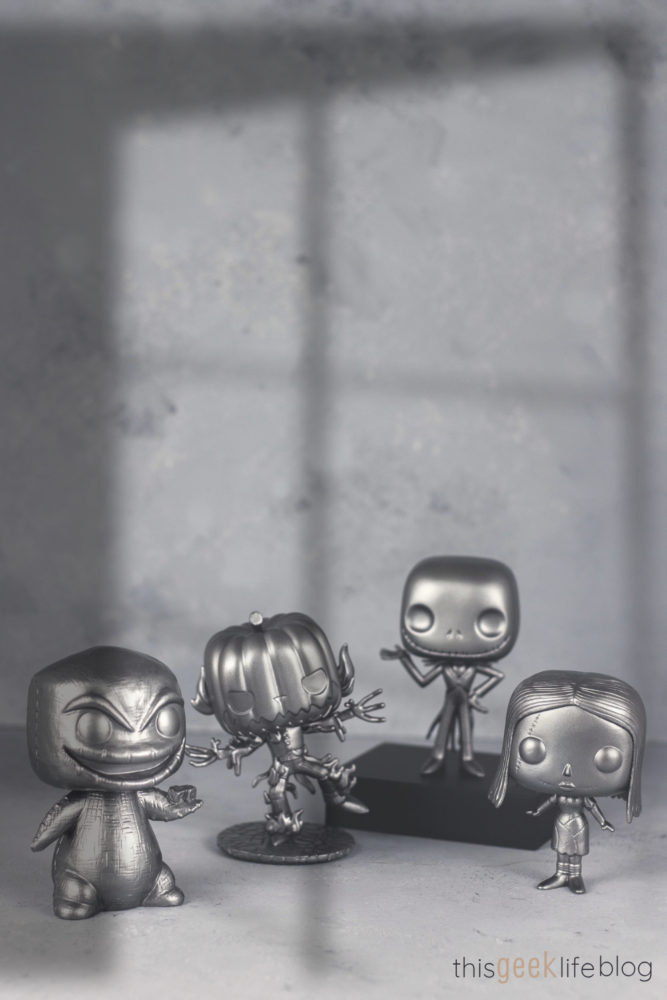 The Nightmare Before Christmas Faux Metal Pops on This Geek Life Blog