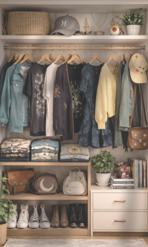 (Concept visual created with AI to bring this cozy geek space to life!) Finding Your Personal Geek-Chic Style feature image, This Geek Life Blog