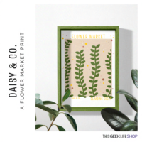 Daisy and Co Climbing Green Wall Print Blog Ad