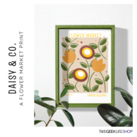 Daisy and Co Ember Bloom Wall Print Blog Ad
