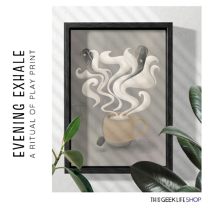 Evening Exhale Wall Print Blog Ad from This Geek Life Shop